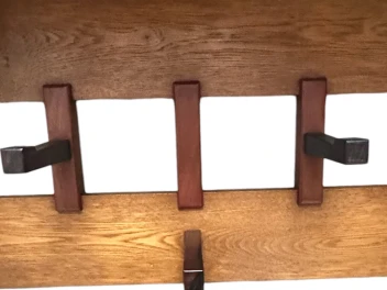 Art Deco Modernist Coat Rack by P.E.L. Izeren for De Genneper Molen, 1920s